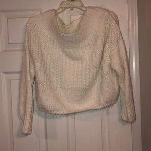 Off the shoulder sweater